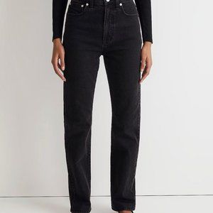 Madewell Tall 90s Straight Jean Size 30T in Belmere Wash